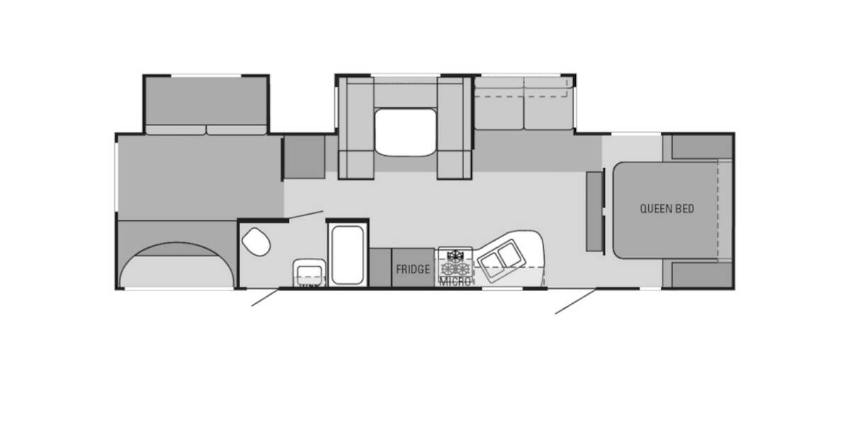 2012 Jayco Eagle Super Lite 314BDS Travel Trailer at Stony RV Sales and Service STOCK# 509 Floor plan Layout Photo