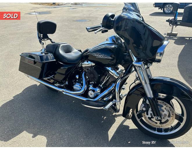 2013 Harley Davidson Street Glide FLHX Motorcycle at Stony RV Sales, Service and Consignment STOCK# S104 Exterior Photo