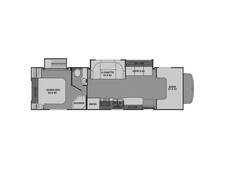 2015 Coachmen Leprechaun Ford E-450 319DS Class C at Stony RV Sales and Service STOCK# C127 Floor plan Image