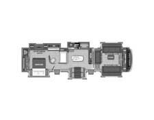 2018 Jayco North Point 381FLWS Fifth Wheel at Stony RV Sales, Service and Consignment STOCK# 1031 Floor plan Image
