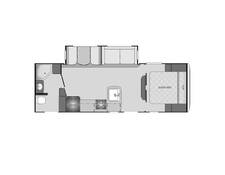 2015 Keystone Bullet Ultra Lite 251RBS Travel Trailer at Stony RV Sales, Service and Consignment STOCK# S130 Floor plan Image