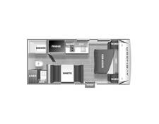 2022 Prime Time Avenger LT 16FQ Travel Trailer at Stony RV Sales, Service AND cONSIGNMENT. STOCK# C132 Floor plan Image