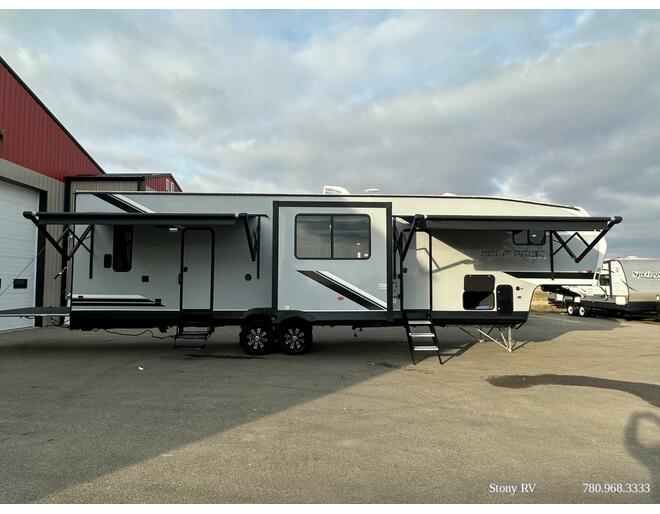 2019 Cherokee Wolf Pack Toy Hauler 325Pack13 Fifth Wheel at Stony RV Sales and Service STOCK# 1056 Exterior Photo
