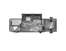 2019 Starcraft Autumn Ridge Outfitter 27BHS Travel Trailer at Stony RV Sales, Service and Consignment STOCK# 1062 Floor plan Image