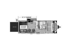 2023 Cruiser RV Stryker Toy Hauler 2613 Travel Trailer at Stony RV Sales, Service AND cONSIGNMENT. STOCK# 1073 Floor plan Image