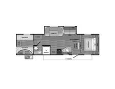 2017 Jayco Jay Flight SLX 294QBSW Travel Trailer at Stony RV Sales, Service and Consignment STOCK# S125 Floor plan Image