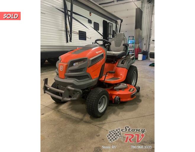 2020 Husqvarna ST354XT Lawn Tractor at Stony RV Sales, Service and Consignment STOCK# 229 Exterior Photo