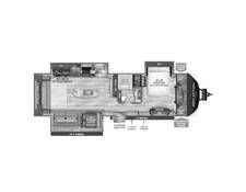 2022 Grand Design Reflection 315RLTS Travel Trailer at Stony RV Sales, Service AND cONSIGNMENT. STOCK# 1124 Floor plan Image