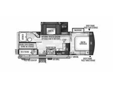 2019 Rockwood Ultra Lite 2609WS Travel Trailer at Stony RV Sales and Service STOCK# 1134 Floor plan Image