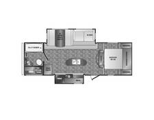 2014 Crossroads RV Sunset Trail Reserve 26RB Travel Trailer at Stony RV Sales, Service AND cONSIGNMENT. STOCK# 1130 Floor plan Image