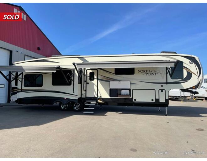 2016 Jayco North Point 377RLBH Fifth Wheel at Stony RV Sales and Service STOCK# 773 Exterior Photo