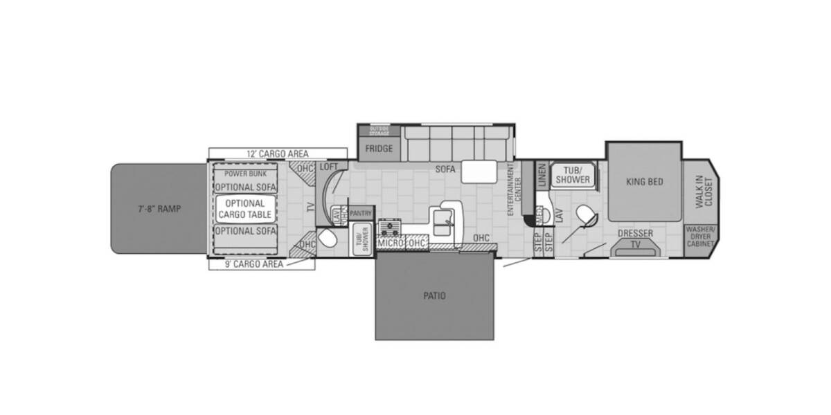 2015 Jayco Seismic 4212 Fifth Wheel at Stony RV Sales, Service and Consignment STOCK# 138 Floor plan Layout Photo