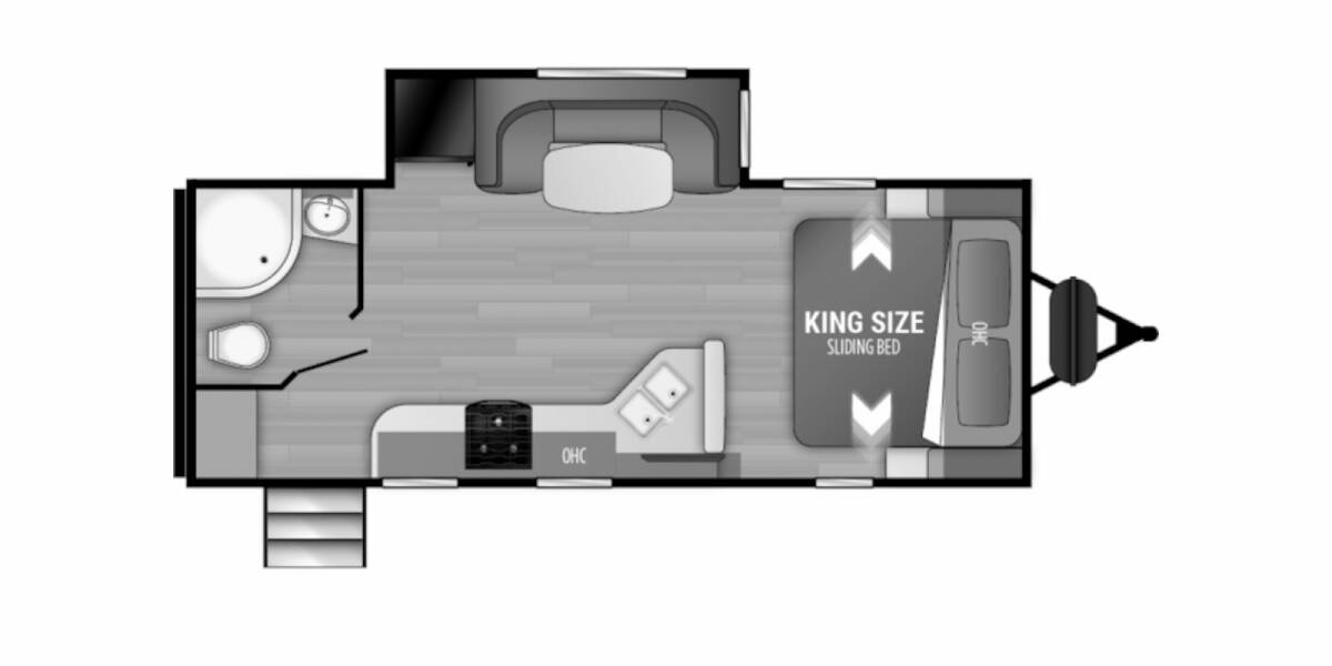 2021 Cruiser RV MPG Ultra-Lite 2120RB Travel Trailer at Stony RV Sales and Service STOCK# 827 Floor plan Layout Photo