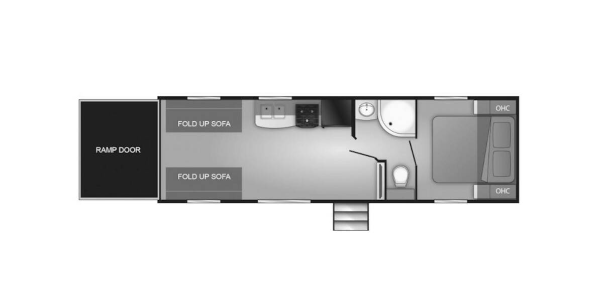 2017 Heartland Prowler 261TH Travel Trailer at Stony RV Sales and Service STOCK# 894 Floor plan Layout Photo
