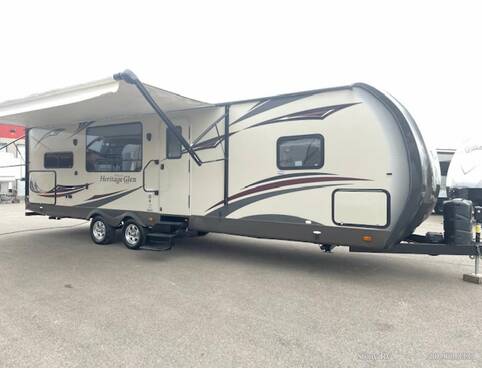 2015 Wildwood Heritage Glen 282RK Travel Trailer at Stony RV Sales and Service STOCK# 907 Exterior Photo