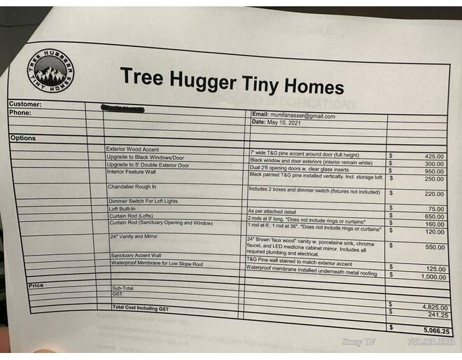 2021 Tree Hugger Tiny Home 30 Tiny Home at Stony RV Sales and Service STOCK# S136 Photo 16
