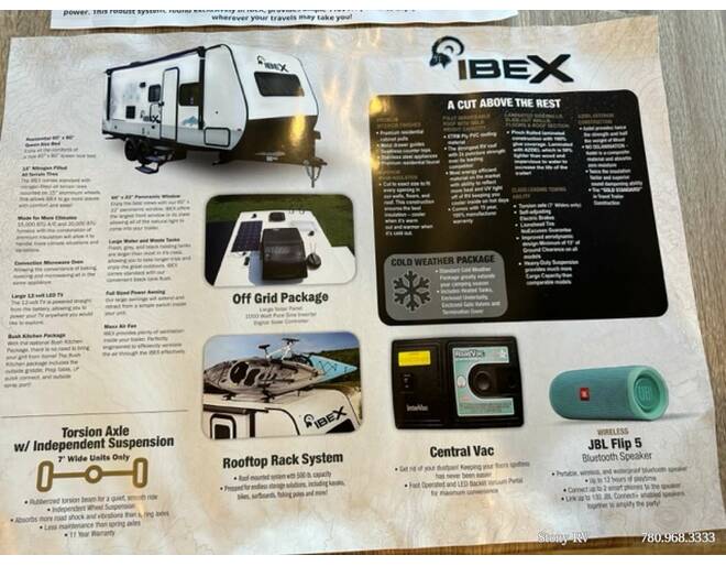 2023 IBEX 23RLDS Travel Trailer at Stony RV Sales and Service STOCK# S110 Photo 22