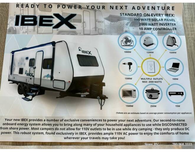 2023 IBEX 23RLDS Travel Trailer at Stony RV Sales and Service STOCK# S110 Photo 23