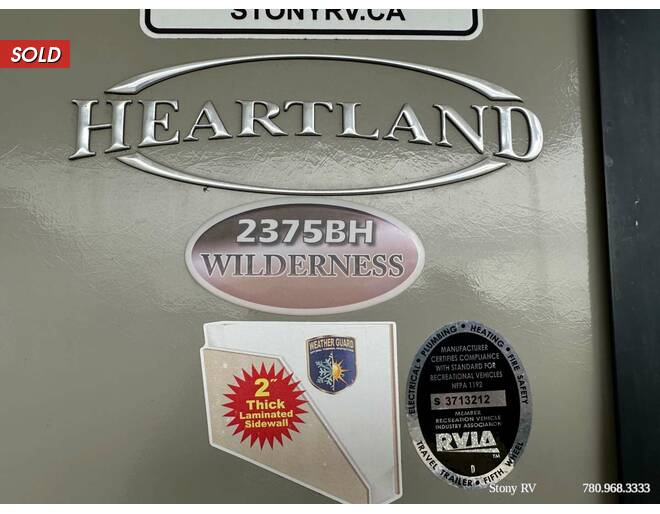 2015 Heartland Wilderness 2375BH Travel Trailer at Stony RV Sales, Service and Consignment STOCK# C130 Photo 2