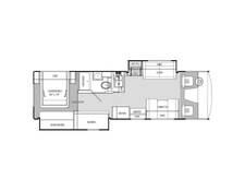 2013 Coachmen Pursuit Ford F-53 32BHP Class A at Stony RV Sales and Service STOCK# C133 Floor plan Image