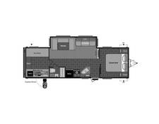 2013 Keystone Springdale 294BHSSR Travel Trailer at Stony RV Sales, Service AND cONSIGNMENT. STOCK# 1097 Floor plan Image