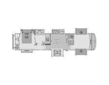 2019 Palomino Columbus 389FL Fifth Wheel at Stony RV Sales and Service STOCK# C147 Floor plan Image