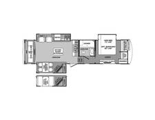 2014 Cardinal 3030RS Fifth Wheel at Stony RV Sales, Service and Consignment STOCK# C150 Floor plan Image