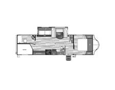 2018 Vibe 284BHS Travel Trailer at Stony RV Sales, Service and Consignment STOCK# 1125 Floor plan Image